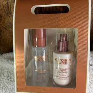 Victoria's Secret Feel Toasty Spiced Vanilla Crème Set Body Lotion/Body Mist New